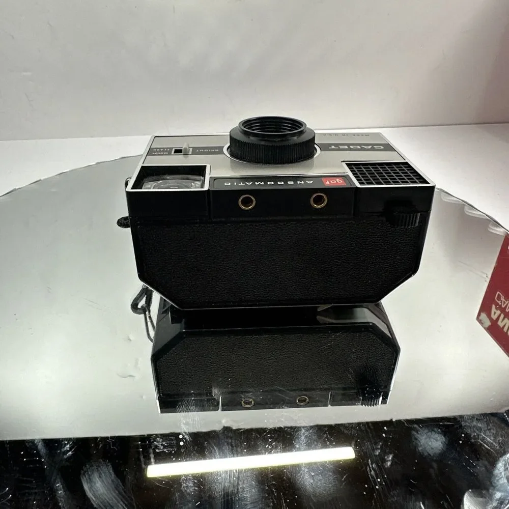 Gaf Anscomatic Cadet Camera With Booklet And Box Untested as is Made in N.Y‎ USA